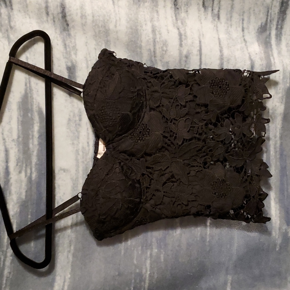 Black Lace Tanktop